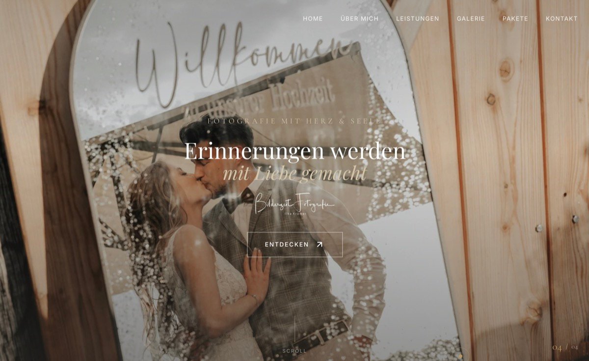 Bilderzeit Fotografie – Hero Slideshow